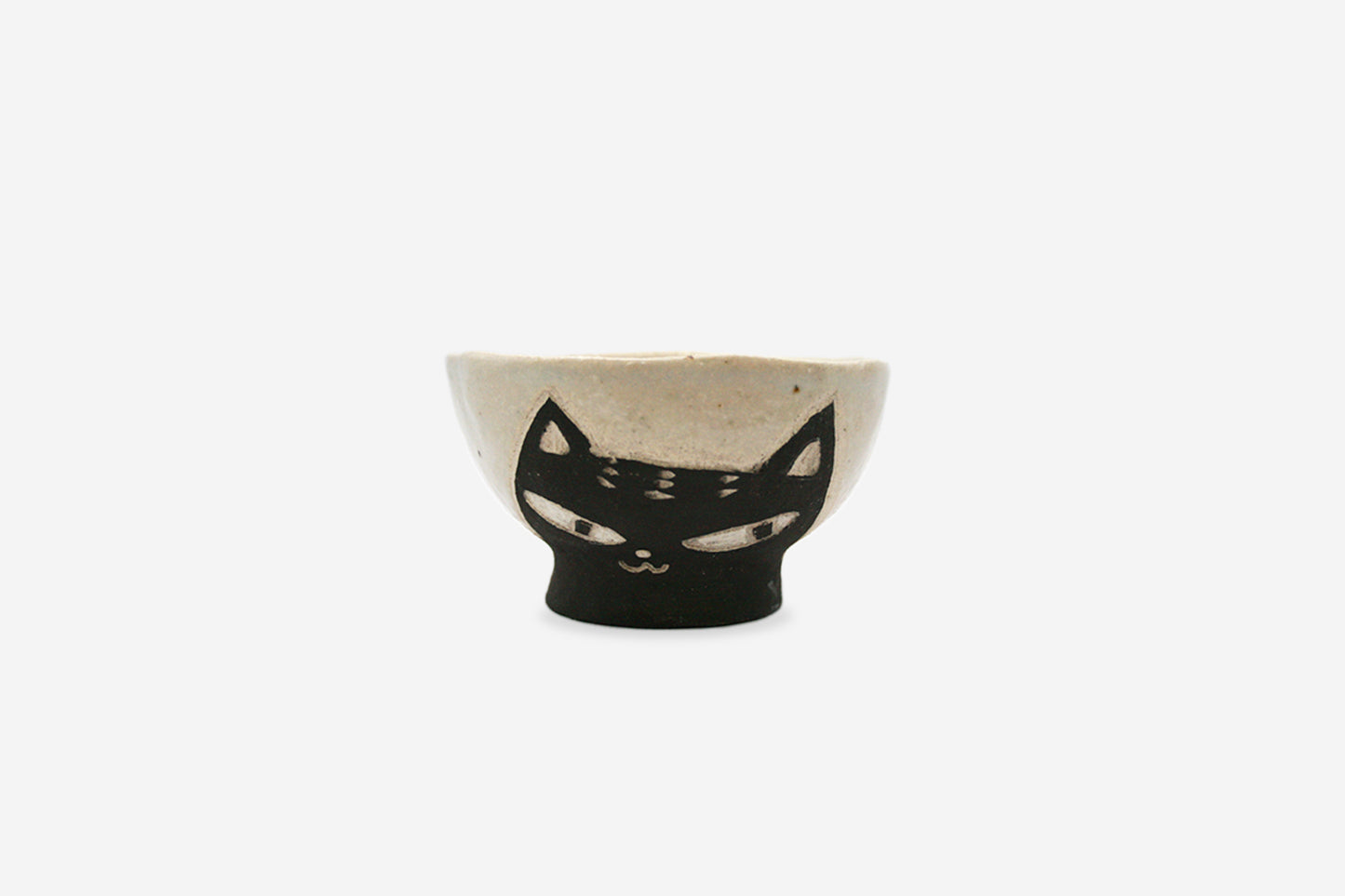 黒ねこ飯碗大