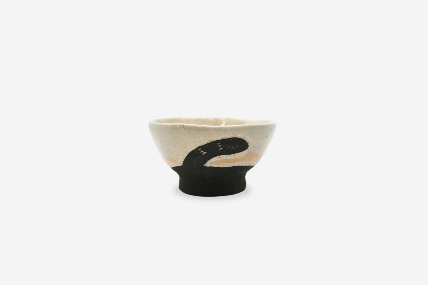 黒ねこ飯碗小